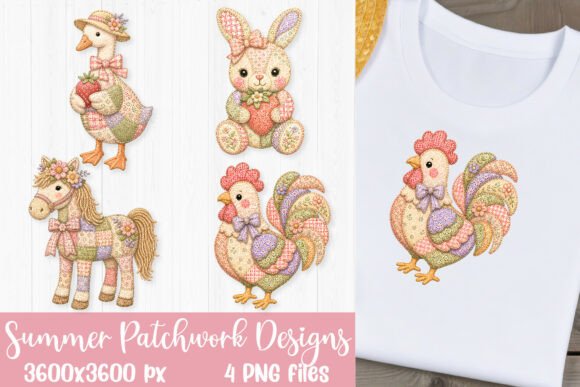 Summer Patchwork Farm Animal Sublimation: A Designer's Guide