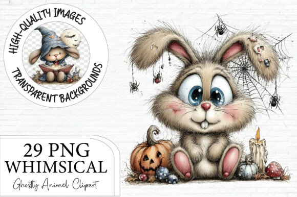 Whimsical Halloween Ghostly Animal: A Creative Toolkit for Autumn Projects