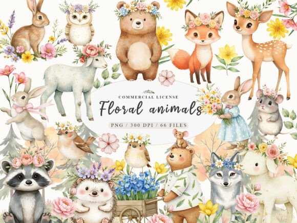 Woodland Whimsy: A Designer's Guide to Sweet Floral Animal Creatures
